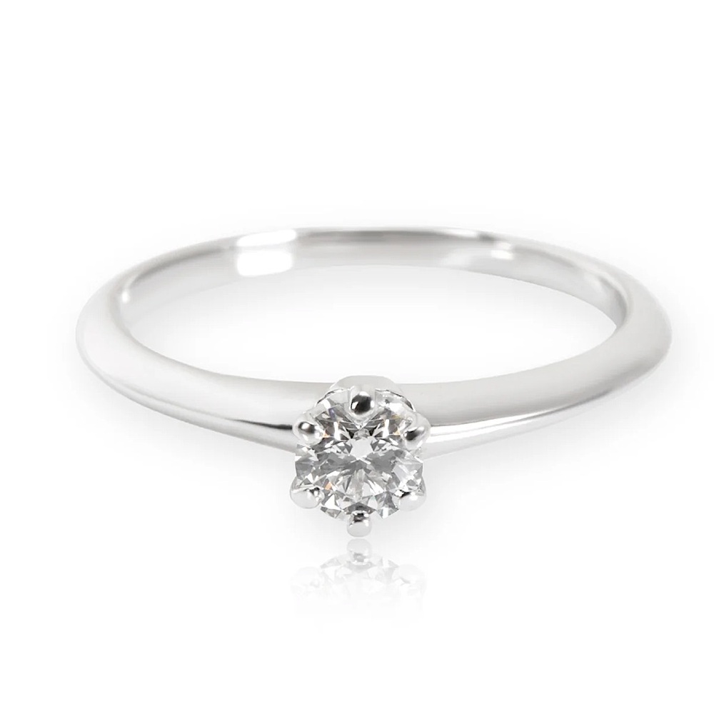 Tiffany & Co platinum 950 diamond 0.21ct engagement promise ring